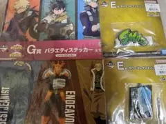 ヒロアカ 一番くじ E賞ラバーコレクション G賞 バラエティステッカー 4点