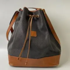 BALLY バリー　バケツバッグ　巾着レザーバッグ　ショルダーバッグ　本革のサムネイル