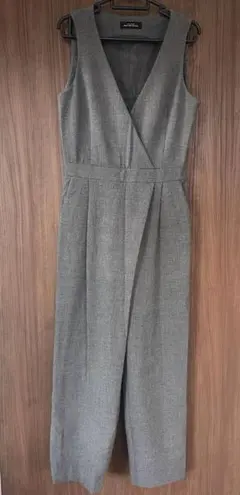 未使用　グリーンレーベルリラクシング　サロペット　チェック　オールインワン　S