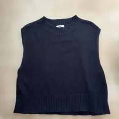 INGNI 黒 ノースリーブニット