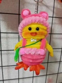 モールで作ったかわいいひよこ 洋服のデザインが豊富でとても可愛いです。