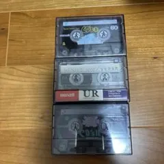 maxell カセットテープ 3本セット 60分　録音済み