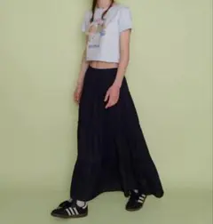 アリソンブラウン最終半額新品未使用GARDENTIEREDSKIRT ネイビー