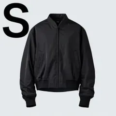 ★ユニクロ　ボマージャケット　ブラック　S