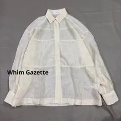 【完売品】Whim Gazette ウィムガゼット シャギーチェックシャツ シャギーチェックシャツ | Whim Gazette(ウィム ガゼット)レディース