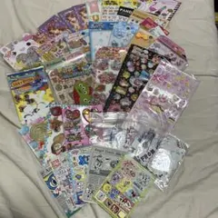 キャラクターシール　フレークシールセット 多数