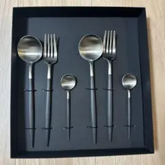 Cutipol GOAクチポールブラック ディナー6点セット⭐︎新品⭐︎