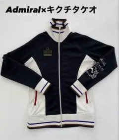 【Admiral×キクチタケオ】ジャージブルゾン　ジッパー　ゴルフ　メンズ　M