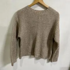 ユニクロ　モヘアブレンドオーバーサイズセーター　レディース