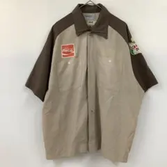 PEERLESS 70s コカコーラ カナダドライ ワークシャツ 企業ロゴ刺繍のサムネイル