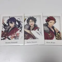 あんスタ10周年展示会 ぱしゃっつ 物販購入特典 紅月 3枚セット