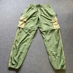 adidas 2wayオリーブグリーン パンツ M