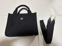 Jolie Joli ブラック ショルダーバッグ