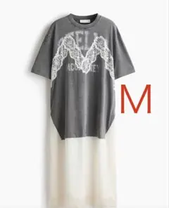 STELLA MCCARTNEY  レーストリムTシャツドレスLサイズ STELLA MCCARTNEY H&M レーストリムTシャツドレス Lサイズ - メルカリ