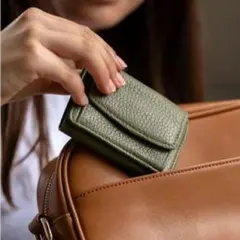 MURA ミューラ 三つ折り ミニ財布 イタリアンレザーのサムネイル