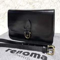 稀少✨renoma レノマ 2wayバッグ ショルダー クラッチ レザー 黒のサムネイル