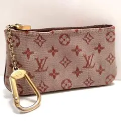 ルイヴィトン コインケース モノグラムミニ ポシェットクレ ゴールド チェリー