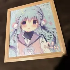 しらたま　しらたまこ　FANBOX継続特典第4・５弾　直筆サイン色紙 しらたまFANBOXの星シロ継続支援特典グッズのプレゼントは今月のご支援