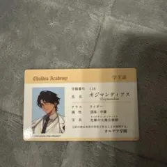 2026 FGOフェス カルデア学園 特典 IDカード オジマンディアス - メルカリ