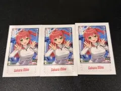 ホロライブ 7th fes expo ランダムチェキ風カード　さくらみこ　3枚