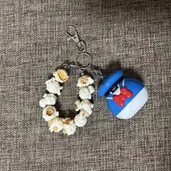 ディズニー　ドナルドダック　ポップコーン　キーホルダー　ストラップ