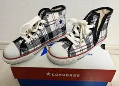 ⭐︎CONVERSE チェック柄 ハイカットスニーカー⭐︎サイズ19cm