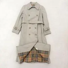 【美品】Burberrys バーバリー トレンチコート ノバチェック ベルト付