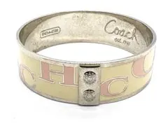 COACH バングル シルバー ロゴ