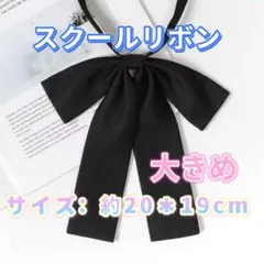 スクールリボン 大きめ 制服リボン 学院風 女子高生 入学式 卒業式