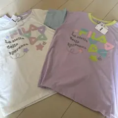 FILA 春夏グラフィックプリント Tシャツ 150 2枚セット