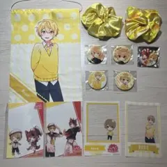 すとぷり るぅと 缶バッジ タペストリー シュシュ クリアカード セット