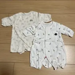 ロンパース2点セット　コットン100%