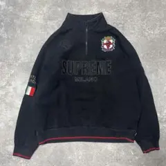 Supreme Milano Half Zip Pullover "Black"