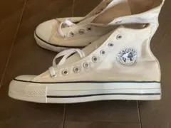 90's デッドストック コンバース オールスター　8h ホワイト　USA製 90年代製 デッドストック CONVERSE コンバース オールスター Hi