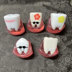 Alo歯 あろ歯 アロ歯 ガチャ こんにち歯 こんばん歯 5個セット