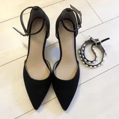 【美品】RANDA ブラックヒール　パンプス　S