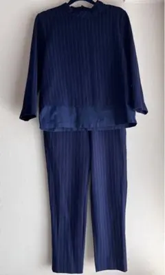 ZARA ネイビーストライプ セットアップ S〜M