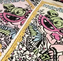 新品未使用♡バタフライミニちゃんバスタオル♡White