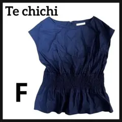 Te chichi（テチチ）ネイビー チュニック トップス /Fのサムネイル