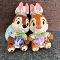 【公式】ディズニー・イースター 2016 チップ&デール ぬいぐるみバッチ