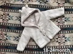 【美品】裏ボア くまさん ベビーGAP ギャップ ジャケット 80-90cm