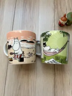 ムーミン マグカップ 2個セット ARABIA サマー