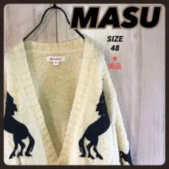 美品 MASU エムエーエスユー 23AW ユニコーングランジカーディガン 48 