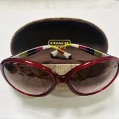 COACH サングラス　赤のサムネイル