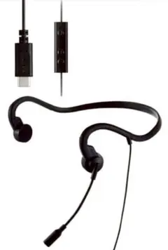 ELECOM HS-BC05CBK 骨伝導イヤホン ブラック