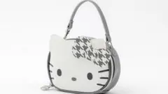 HELLO KITTY × BRILMY ミニコスメポーチ GRAY