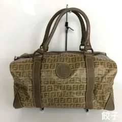 □ a2430 FENDI【フェンディ】ズッカ柄 ボストンバッグ ヴィンテージ