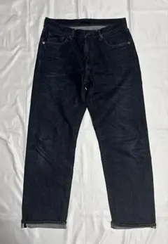 UNIQLO レギュラーフィットジーンズ/セルビッジ 31インチ