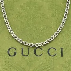 激レア】GUCCI ネックレス アラベスク 鎖 チェーン 燻 シルバー925