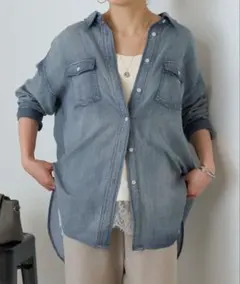 美品✨ドゥーズィエム クラス Vi/Li Check Wash シャツ 25SS - メルカリ